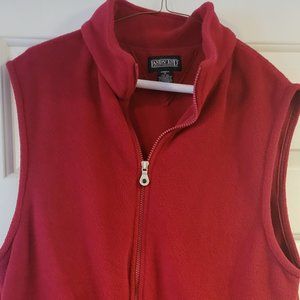 Lands End Vest - Red